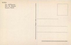 CPA Roma Rue du Empire 