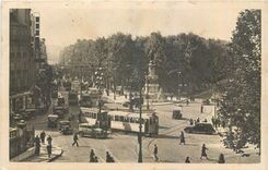 CPA Marseille Le Monument des Mobiles Tramway