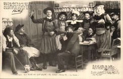 CPA songs of Botrel the voice of the closed bed Scene VI the bard (folklore music)