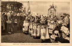 Brittany Forgiveness of co Anne the Fen the virgin with the Procession - CPA