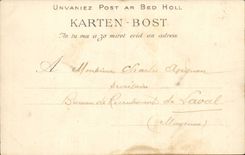 Pipe smoking At has roaring fire - CPA Folklore Viellards of the surroundings of Quimper