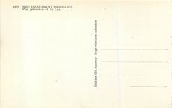 CPA Menthon Saint Bernard Vue generale et le Lac 