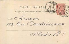 CPA Reims Perspective des Maronniers avec le Kiosque 