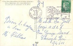 CPA Menton Alpes Maritimes Le petit port de plaisance et de peche 