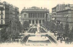 CPA Marseille Place de la Bourse 