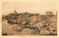 CPA Ploumanach Le Phare et les Rochers 