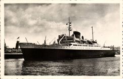 Steamer- Boat- Steamer Ville Of Algiers-CPA