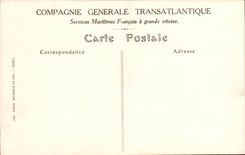 Steamer- Boat- Paquebot fast has 4 Salon propellers-Lafayette of the 2 classes - CPA