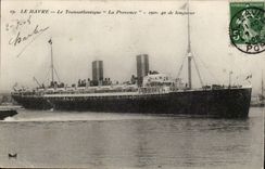 Steamer-Boat-steamer it Harbor-Deck chair Provence 190m 40 length CPA