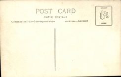 Steamer-Boat-steamer Stormy Night- Storm-Illustration CPA