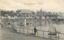 CPA Granville Le Port Bateaux