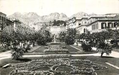 CPA Menton Les Jardin fleuris 