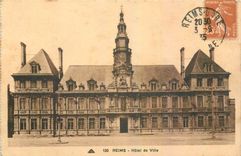 CPA Reims Hotel de Ville 