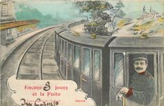 CPA Encour 3 jours et la Fuite Train