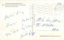 CPM Route de Sainte Claude a la Faucille