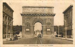 CPA Montpellier L'Arc de Triomphe 