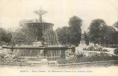 CPA Nancy Place Carnot Le Monument Carnot et le Chateau d'Eau 
