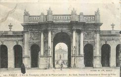 CPA Nancy L'Arc de Triomphe cote de la place Carriere 