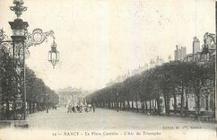 CPA Nancy La Place Carriere L'Arc de Triomphe 