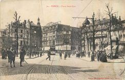 CPA Nancy Place Saint Jean Tramway
