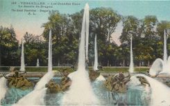 CPA Versailles Les Grandes Eaux Le Bassin du Dragon 