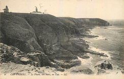 CPA Cap Frehel Le Phare cote ouest au Cap 