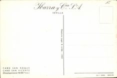 Steamer-Steamer-Boat-boat Sevilla-Cabo San Castling Cabo San Vincente-Illustration - CPA