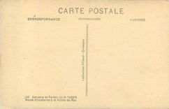 CPA Calvaire et Portail de St Tugen Route d'Audierne a la Pointe du Raz 