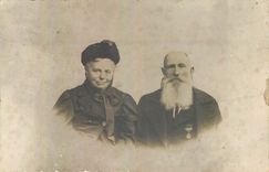 CARTE PHOTO Couple Femme