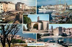 CPM Saint Tropez Le Quai Jean Jaures Le Port Bateaux
