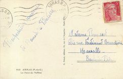 CPA Arras P de C Le Haut du Beffroi 