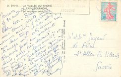 CPM La Vallee du Rhone Tain Tournon Le nouveau pont 