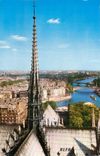 CPM Paris La fleche de Notre Dame 
