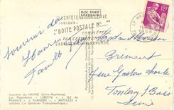 CPM Souvenir du Havre Seine Maritime Paquebots Liberte Ile de France Flandre Antilles 