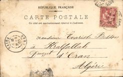 Exposition Universelle 1900-Paris- Pavillion de la Ville de Paris-Bateau-CPA