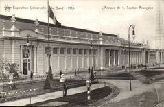 Exposition Universelle de Gand-Ghent-Belgique-Belgium 1913- L'Annexe de la Section Francaise -CPA