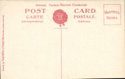 Franco-British Exhibition-London-England-Angleterre-1908- Louis XV Pavilion-CPA