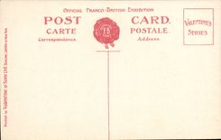 Franco-British Exhibition-London-England-Angleterre-1908- In Elite Gardens- CPA