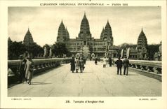Exposition Coloniale International-Paris-1931- Temple d'Angkor-Vat -CPA