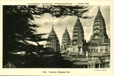 Exposition Coloniale International-Paris-1931- Temple d'Ankor-Vat -CPA