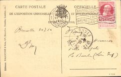 Exposition de Bruxelles-Brussels-Belgique-Belgium-1910- Entree de la Bruxelles Kermesse -CPA