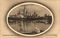 Exposition de Bruxelles-Brussels-Belgique-Belgium-1910- Les Jardins Francais -CPA