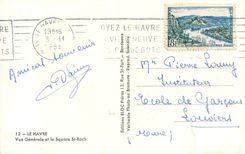 CPM Le Havre Vue Generale et le Square St Roch 