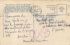 CPM The Financial Center of the World at Night New York City 