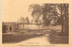 CPA Rennes I et V Jardin des Plantes Un coin du Jardin Francais 