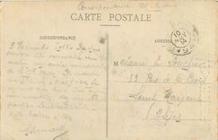 CPA Nancy Bombardement Interieur de la Maison Hantion Terlin Militaria