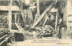CPA Nancy Interieur des Etablissements Eschenlohr Rue de la Hache Militaria