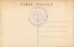 CPA Marechal Foch part pour Paris remettre au gouvernement Militaria