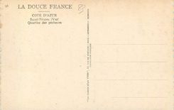 CPA Cote d'Azur Saint Tropez Var Quartier des Pecheurs Bateau Peche