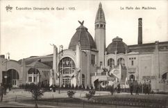 Exposition Universelle de Gand-Ghent-Belgique-Belgium-1913- La Halle des Machines-CPA